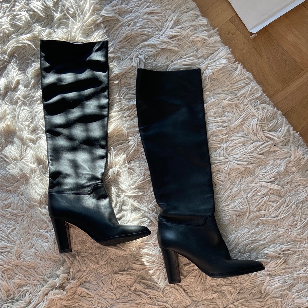 Frame X Tamara Mellon knee high boots